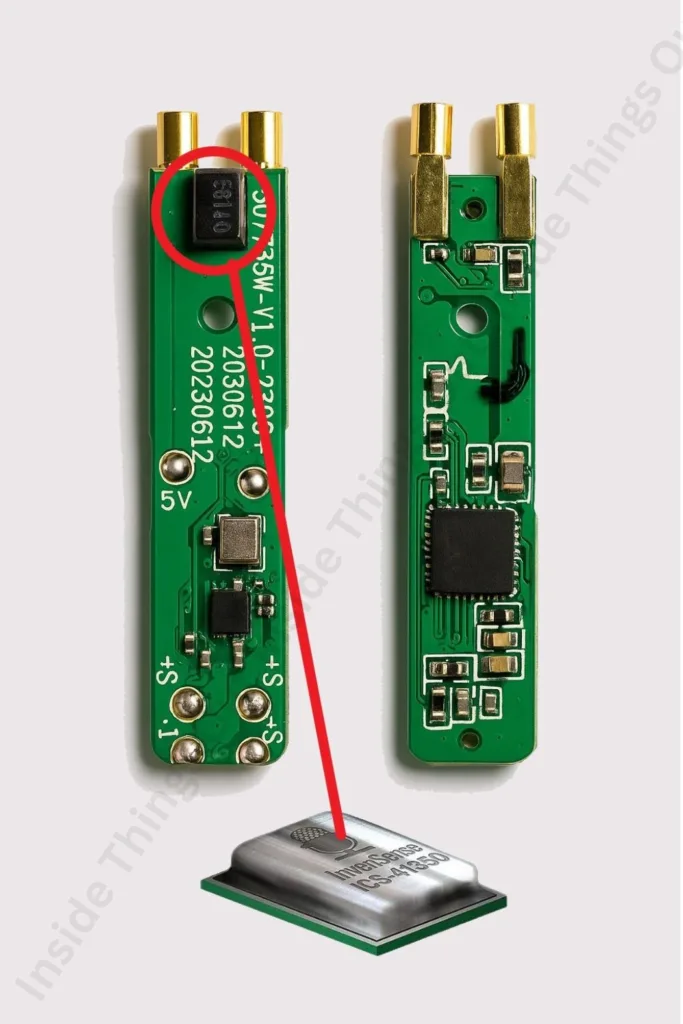 Microphone, Microphone on the PCB Board of Earbuds, Earbuds Microphone.
