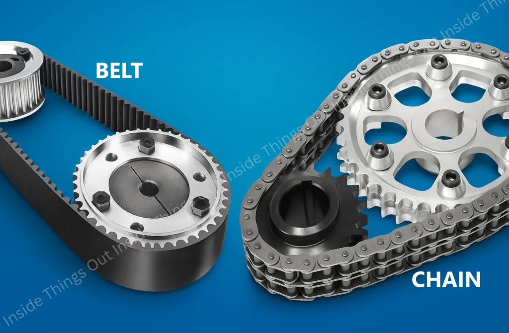 Timing Belt & Timing Chain, Timing belt, Timing chain.
